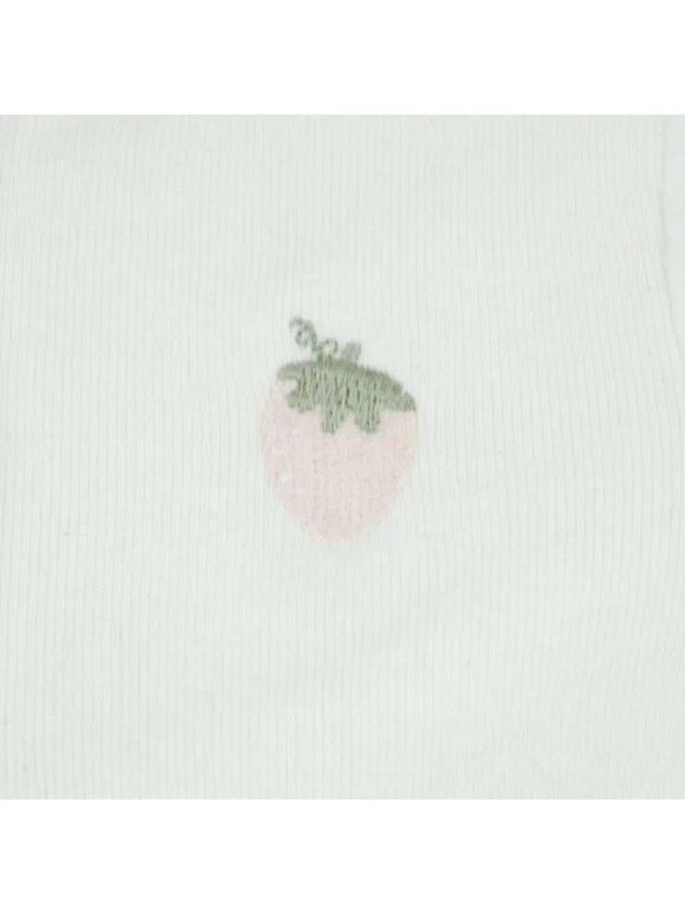 Carter's Infant Size 9 Months White Embroidered Button Up Knit Jersey Cardigan